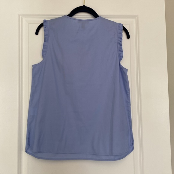 J Crew Margot Top in Airy Cotton Pique Size 6 - Picture 3 of 5